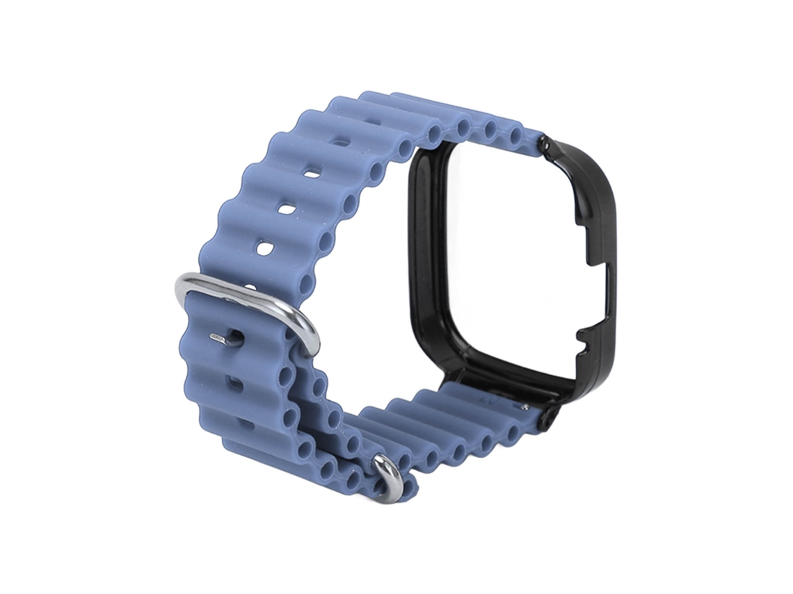 2026 capa com Pulseira de Silicone 2 em 1 para Redmi Watch 3 Roxo