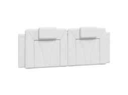 Headboard Cushion, Headboard Cushions Vidaxl Branco Couro Artificial (140 Cm)