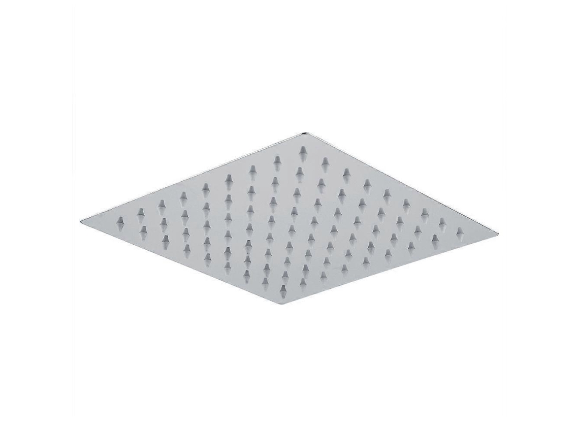 Chuveiro De Teto Quadrado 8 Polegadas Em Aço Inoxidável Para Banheiro, Com Acabamento Cromado