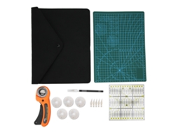 Kit De Cutter Rotativo Para Couro Ferramentas De Gravura E Corte Com Ruler E Patch Work