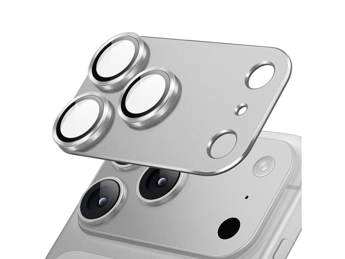 Proteção De Câmara Para Iphone 18 Pro Vidro Temperado Aro Titânio