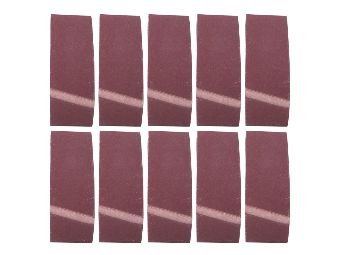 10 Cintas Abrasivas De Lijado 457x75mm Grit 400 Óxido De Aluminio Para Lijadora