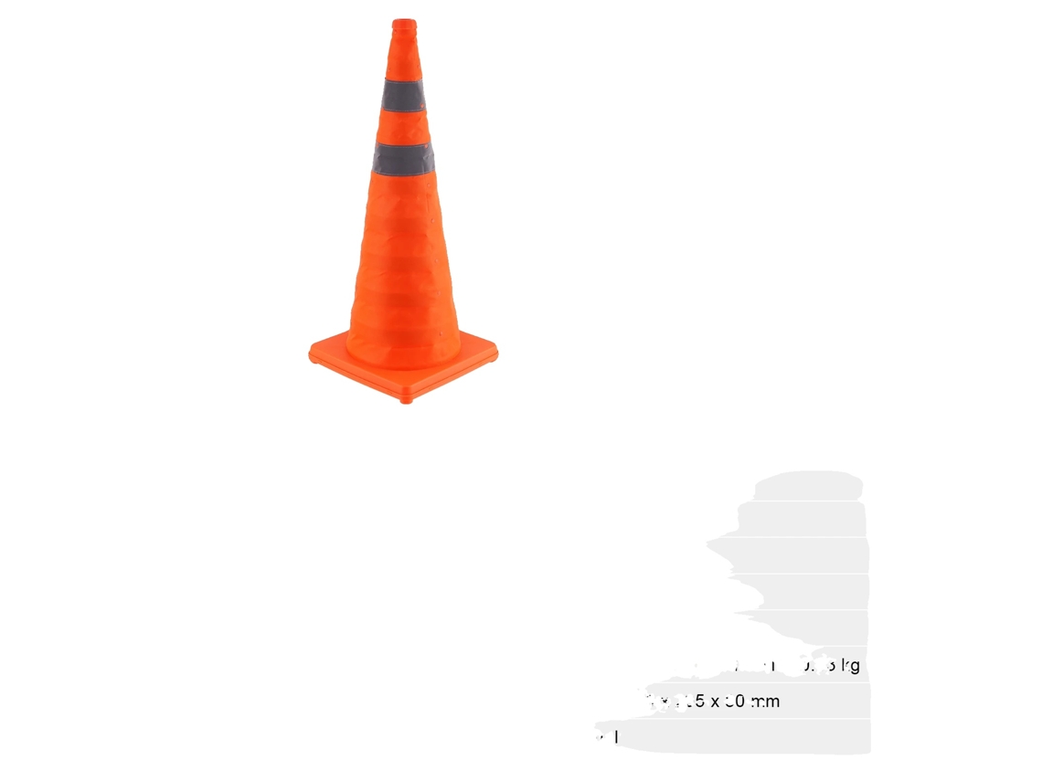 Cone De Trânsito, Design Colapsável, Alta Visibilidade, 28 Polegadas 4 Pcs