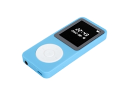 Reprodutor De Música Mp3 Bluetooth 5.0 Com Tela Lcd 1.77 Polegadas Alto-falante Hd Portátil Cartão 32g Azul