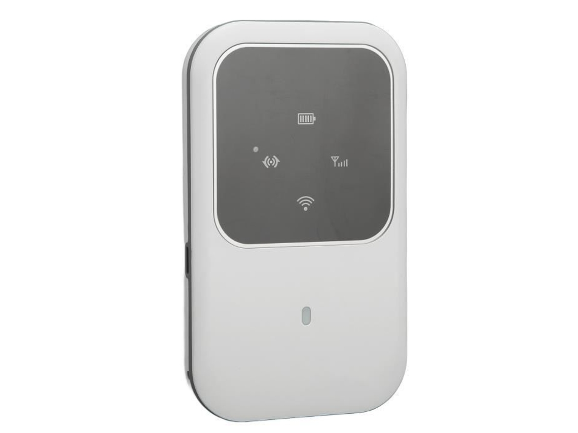Roteador Wi-Fi Portátil HURRISE H80 4G com Display de Led para Carro