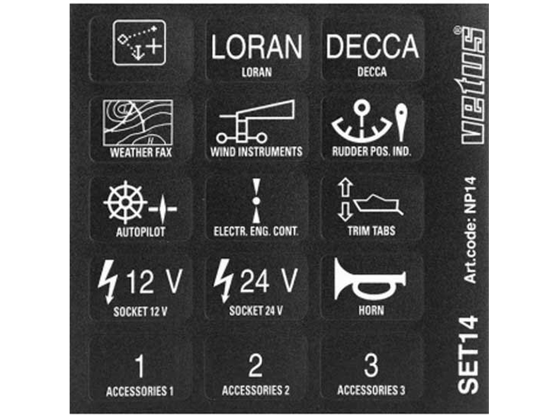 Definir Name Plates 14 Prateadovetus
