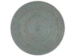 Vidaxl Tapete Artesanal Em Juta Redondo 90 Cm Verde Azeitona