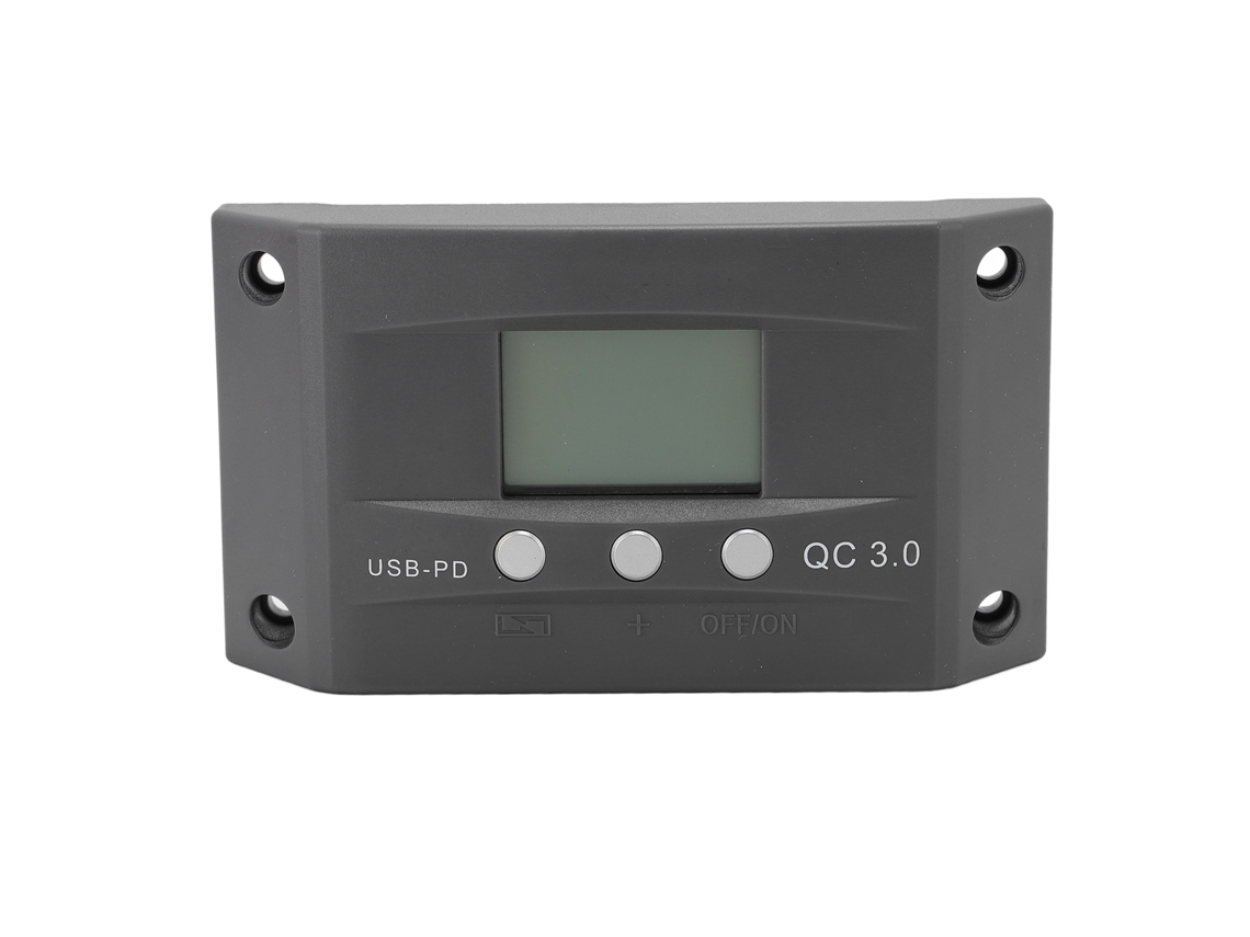 Controlador de Carga Solar MPPT 12V/24V 50A com LCD Primerox