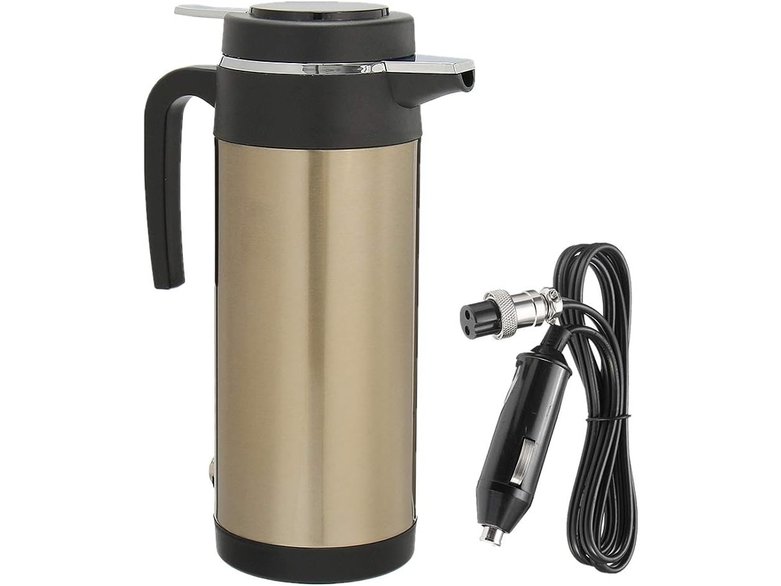 Chaleira Elétrica Portátil 12v 1200ml Para Fazer Chá, Café E Leite Zeuxo
