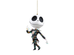 Espelho de Retrovisor em Acrílico com Tema Halloween e Natal, Pack de 5 Decorações de Árvore LAXISCREED