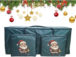 Saco Para Guardar Árvore De Natal, Organizador À Prova De Poeira Com | 2 Bolsos |