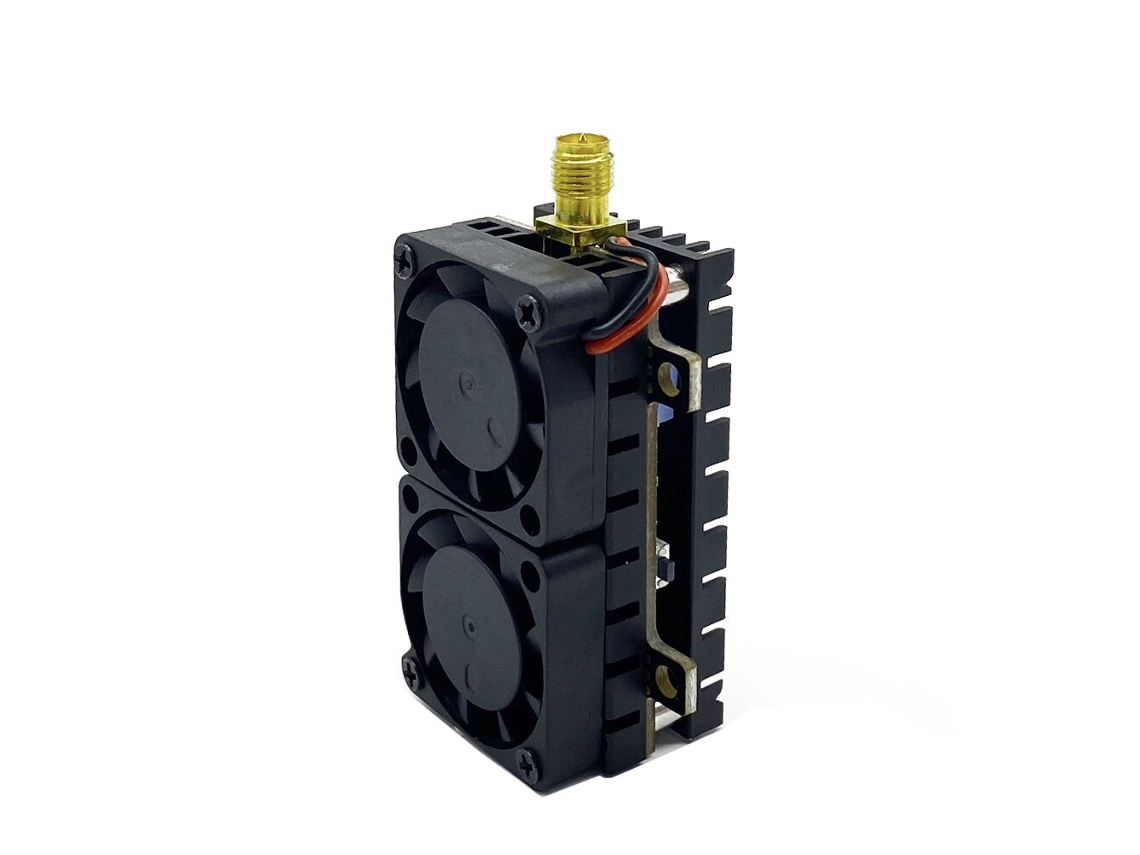 Transmissor Vtx 5.8ghz 48ch Máx.5.5w Vtx 200mw 500mw 1w Ajustável com Ventoinhas Duplas 7 36v Smartaudio para Drone Fpv Avião Asa Fixa MDUG