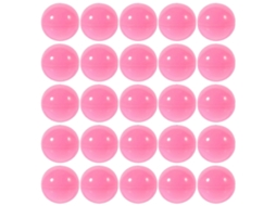 Omni 50 Bolas de Sorteo Aperturas para Fiesta Evento Juego Lotería Material Pvc Color Rosa Tamaño 4cm 4,00x4,00x4,00cm Rosa
