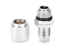 Conector de tubo de óleo em latão cromado, adaptador de conexão de 3/4 de polegada, acessório para máquinas de lubrificação flexíveis.