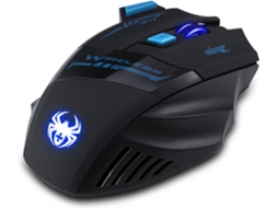 Rato ZELOTES F-14 (Wireless - 2400 dpi - Preto)