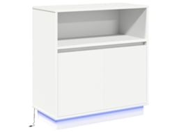 Conjunto 1 Estante De Armazenamento Vidaxl Branco Derivados De Madeira (71 X 34,5 X 75 Cm)