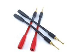 Adaptador De Conector Banana Para Fêmea 4 Mm Com Fio Trançado Alta Qualidade, 018, Novo E Com Design Exclusivo