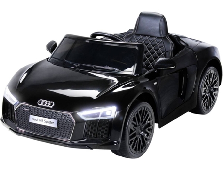 Carro Elétrico AUDI R8 4S Spyder (Idade Mínima: 3 - Preto)