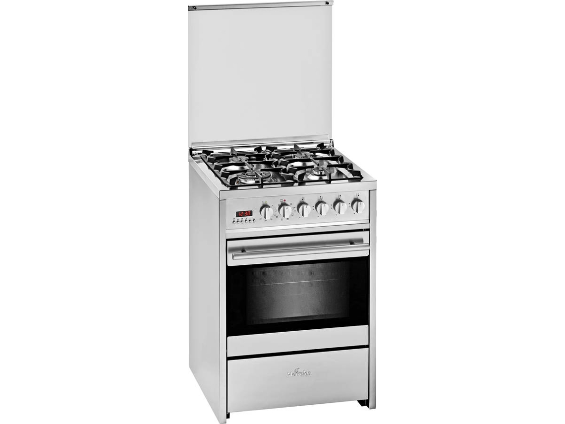 Fogão MEIRELES E 610 X (55 L - Gás Butano-Propano - Inox)