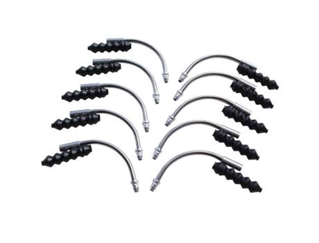 Conjunto de 10 cotovelos de travão em V com fole NEWTON 90