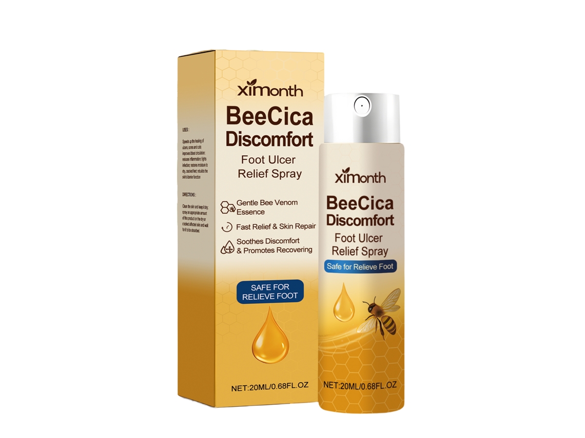Spray Calmante para Pés com Veneno de Abelha, Formulação Eficaz e Natural LAXISCREED