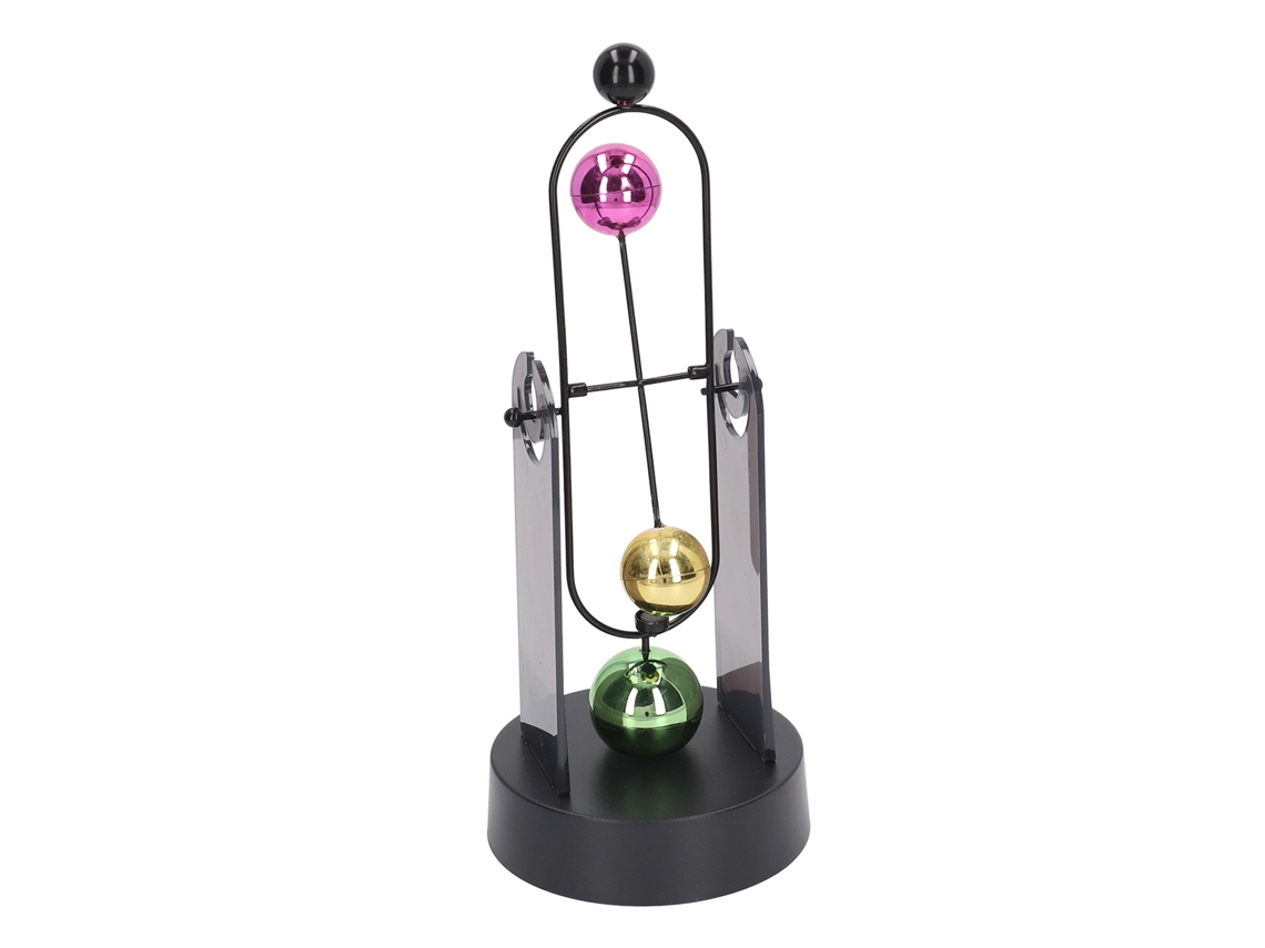 Bola de metal com movimento perpétuo e efeito elétrico magnético ATS para decoração de mesa no escritório.