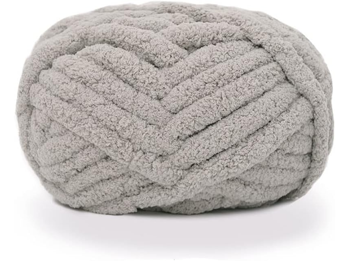 Lurelia Fio Chenille Grosso Macio Poliéster 2 Cm 226 G Para Tricô Crochê Mantas Artesanais