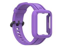 Pulseira De Relógio Lurelia Para Redmi 1/mi Watch Lite/redmi 2/mi Watch 2 Lite Integrada Em Silicone Monocromática Roxo