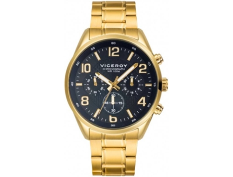 Relógio VICEROY Homem (Aço - Dourado)
