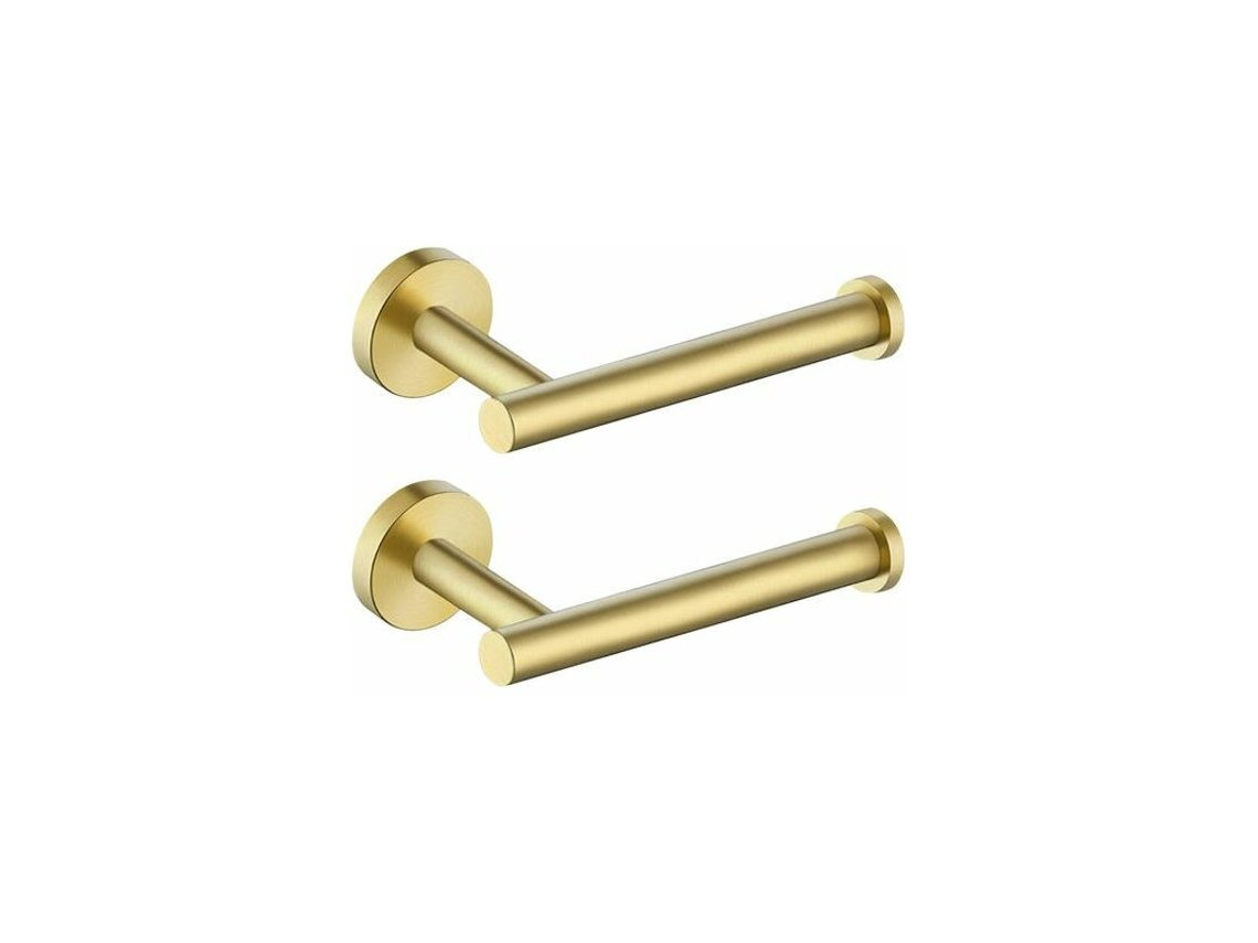 Porta papel Higiênico, 2 unidades, aço inox SUS304 AQUAFORGE