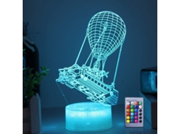 Luminária Noturna Led com Efeito 3d Vision para Sala de Jogos Battlebus, Ff BRILVIBERA
