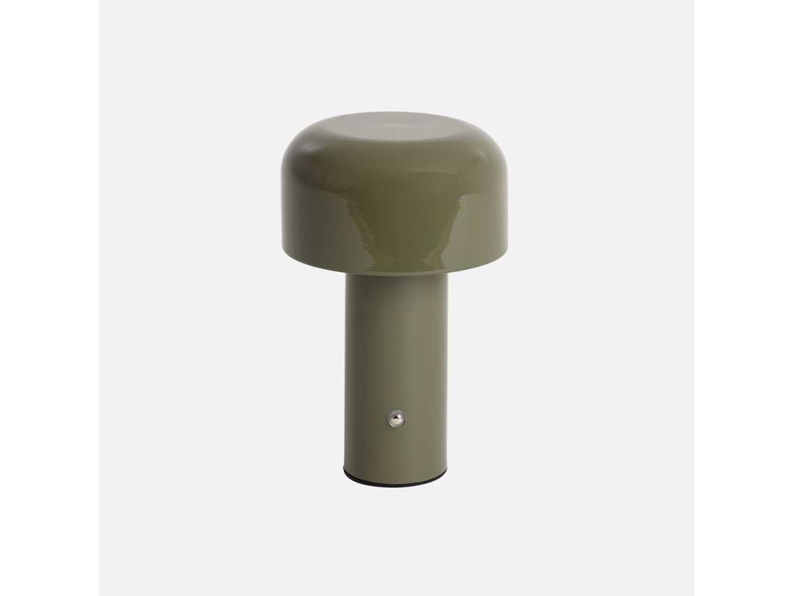 Lâmpada De Mesa Interior Led Metal, 13cm, Verde Sweeek