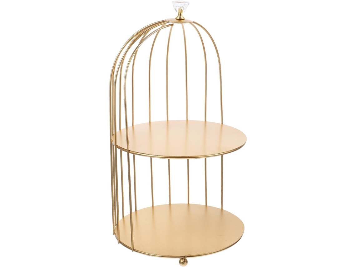 Organizador De Maquiagem Yarnow Em Ferro Dourado, Resistente E Moderno, Para Armazenar Cosméticos E Acessórios De Beleza