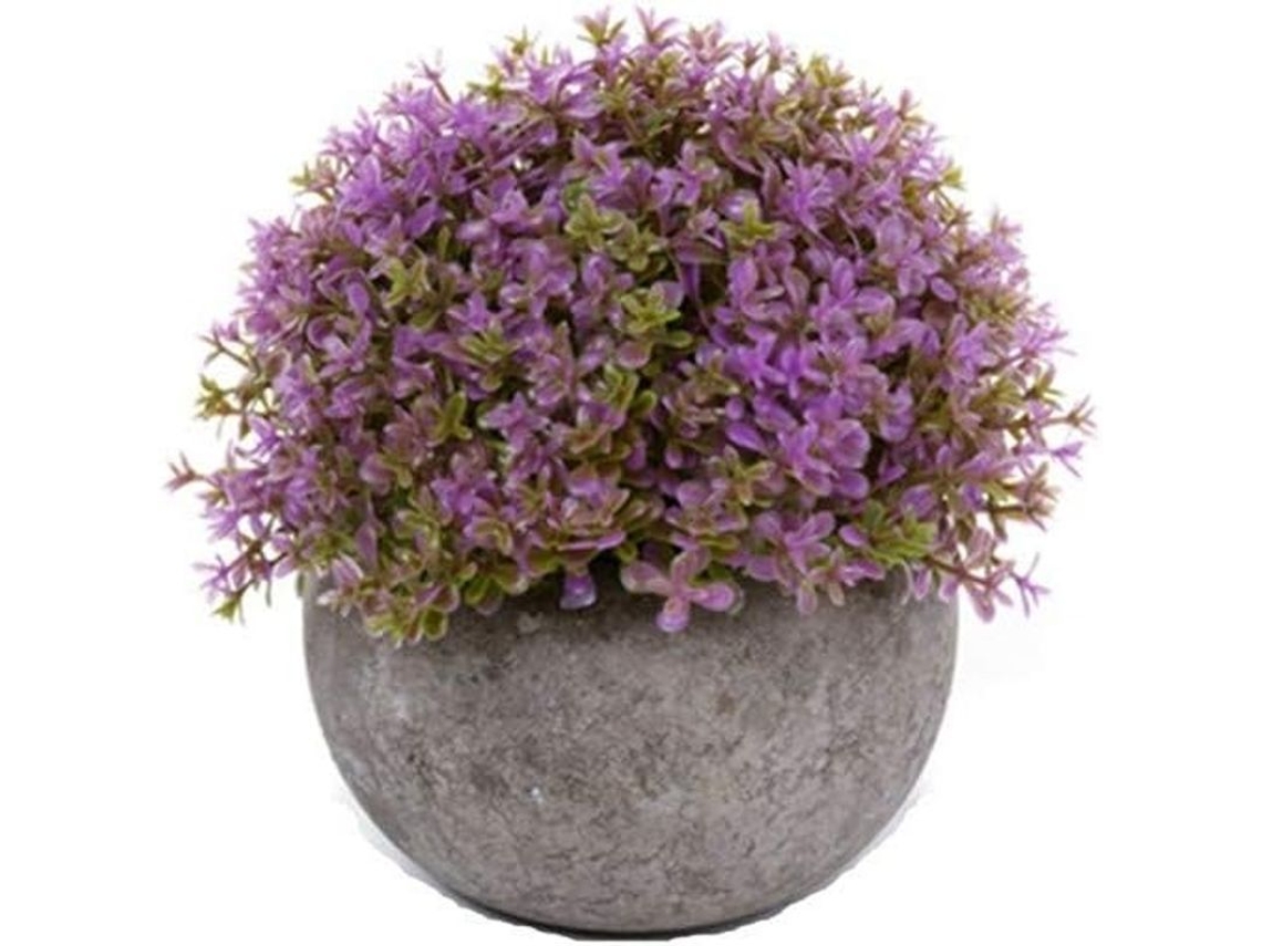Plantas Artificiais Em Vasos Plásticos Mini Falsos Para Decoração De Casa, Escritório E Banheiro