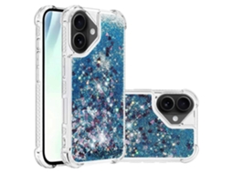 Capa De Tpu Compatível Com Iphone 17 Com Glitter E Areia Movediça, À Prova De Choque -lingling