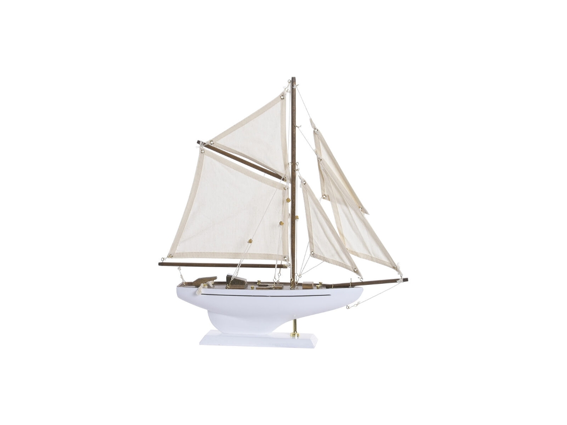 Barco Home Esprit Branco Castanho Mediterrâneo