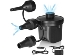 Bomba de Ar Elétrica, Infladora e Desinfladora, Para Colchão, Travesseiro, Barco, AQUAFORGE