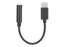 Aetheria adaptador Usb c Type C para 3.5mm Jack de Áudio Earphone Headphone Preto