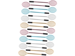 Conjunto De 16 Canetas Em Gel Sewacc Com Design Raquete, Criativas E