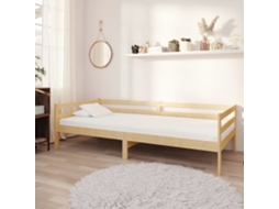 Sofá-cama Com Colchão 90x200 Cm Pinho Maciço