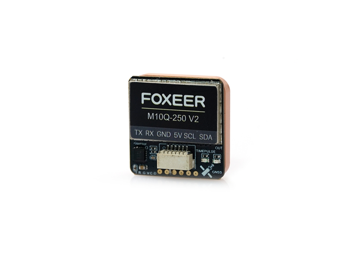 Bússola Gps Foxeer M10q 250 V2 com Chip Ist8310, Antena Cilíndrica Integrada e Chip Gps M10 para Drones de Corrida Fpv. MDUG
