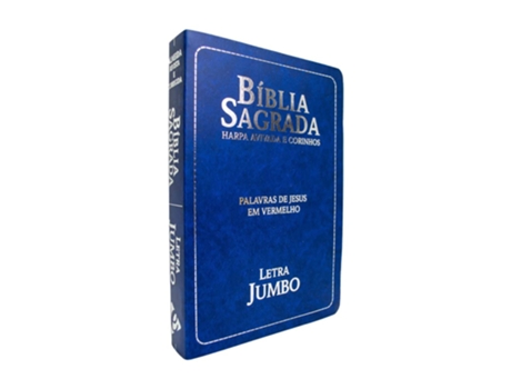 Livro Biblia Rc Jumbo Luxo Semiflexivel Com Harpa Azul Ebenezer De Diversos (português Do Brasil)