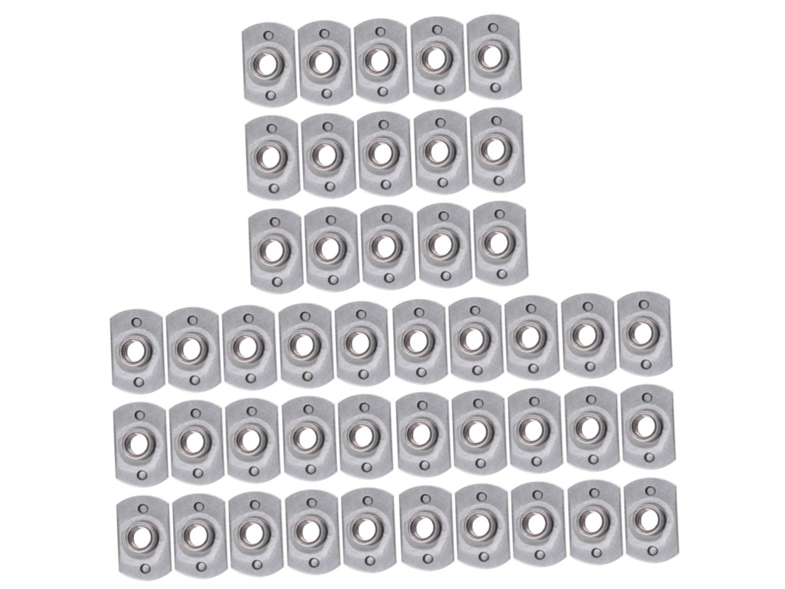 Healily 3-Pack Com 15 Porcas Aço Carbono 4 Porcas Soldadas Projeção Redonda Porcas Soldável Insert