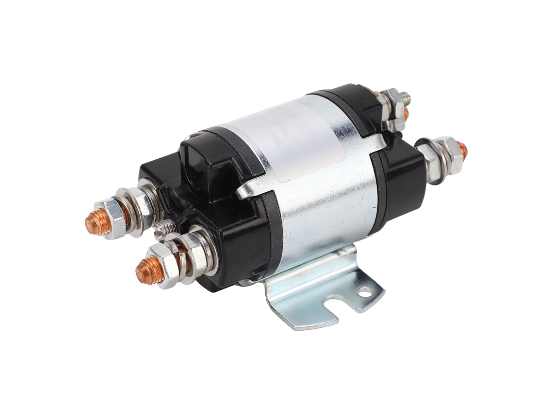 Relé automotivo de 200 A, 12 V CC/24 V, 5 pinos, com controle NA/NF e conversão de dois pontos