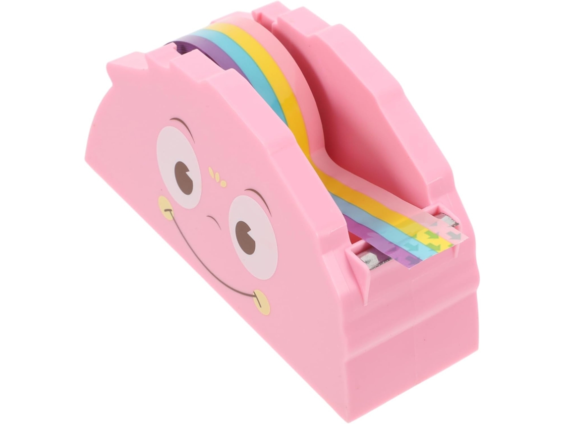 Adorável Dispensador De Fita Adesiva Em Formato De Monstrinho, Perfeito Para Mesa E Prático Para Guardar Materiais Escolares.