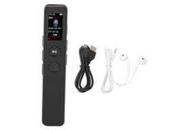 Gravador digital compacto com bateria integrada e alto-falante LAXISCREED