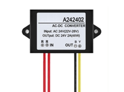 Módulo Adaptador Conversor De Fonte De Alimentação À Prova Dágua Mini Ca 24 V Para Cc 24 V 1 2 3 A Qinhai Aquaforge