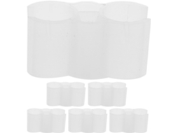 Conector Para Vassoura E Pá De Lixo Com Cabo, 6 Peças, Branco