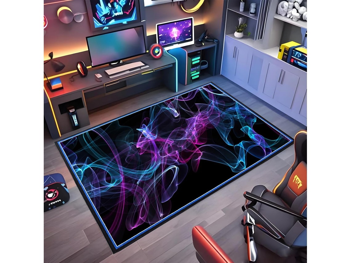 Tapete Protetor Cadeira Gamer 80 X 100 Cm Piso Parquet Cadeiras Escritório, Gamer, Piso,
