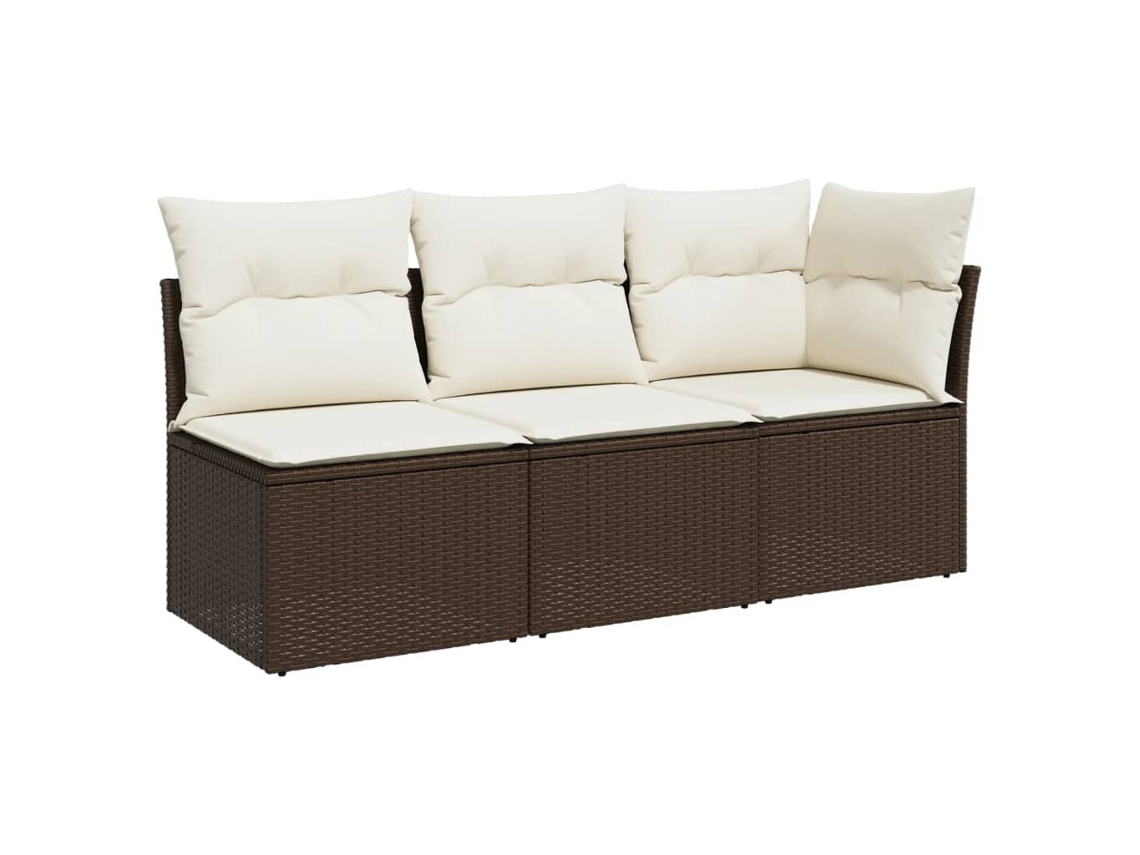 Garden Sofa, Garden Sofas Vidaxl Marrom Rattan / Vime (n/a)